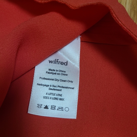 Aritzia Wilfred Allaire Women's Colorful Ruffle One Shoulder Blouse - Picture 10 of 14